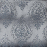 Lawn Steel & Grey Printed Fusion Fabric - WoodenTwist